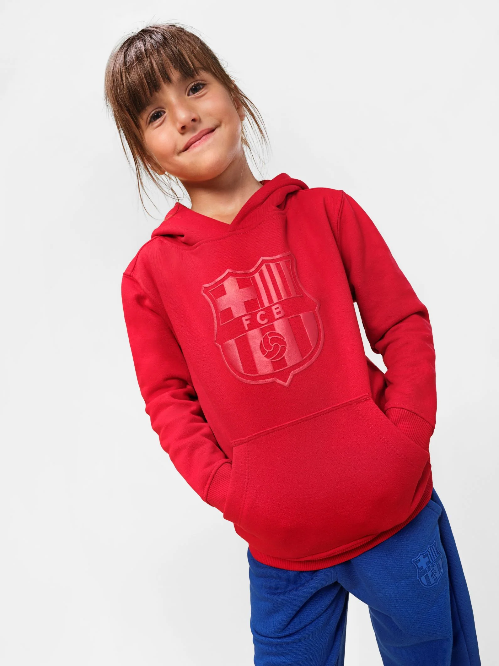 Barça garnet crest hoodie - Junior - Image 2