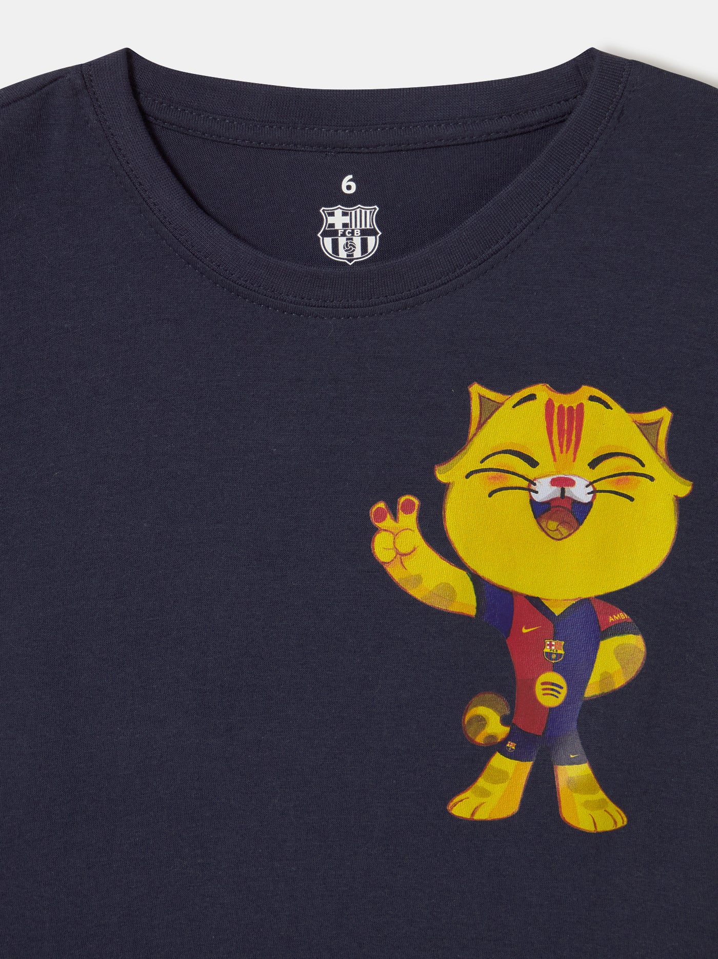 Kids' T-Shirt CAT CULER Mascot - FC Barcelona - Image 4