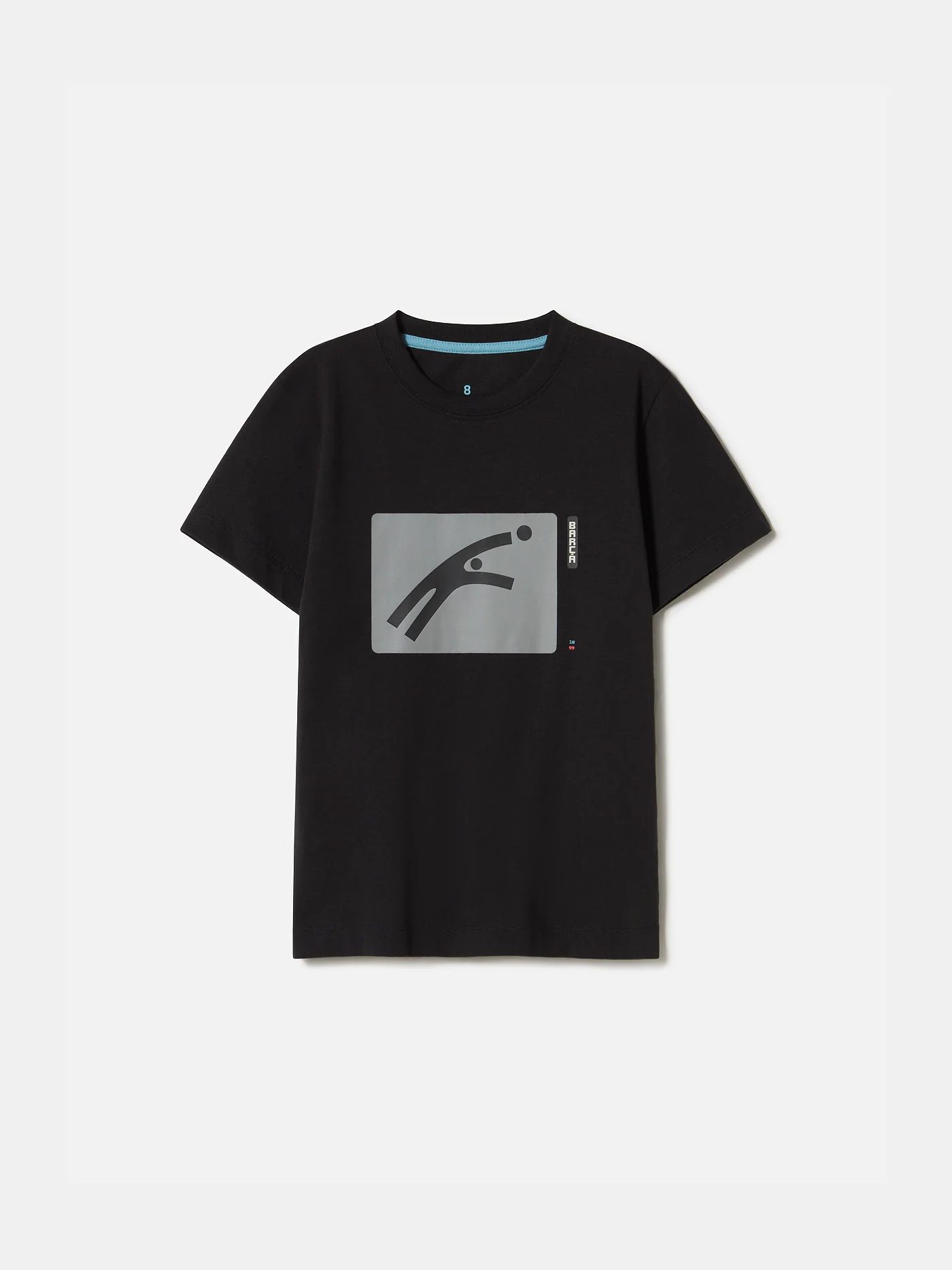 Black t-shirt with Barça design - Junior - Image 5