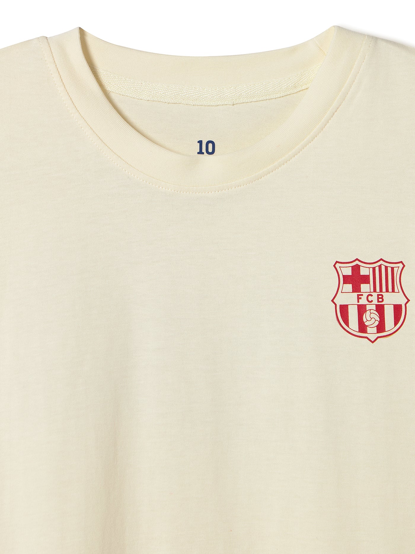 Ecru tee FC Barcelona - Junior - Image 4