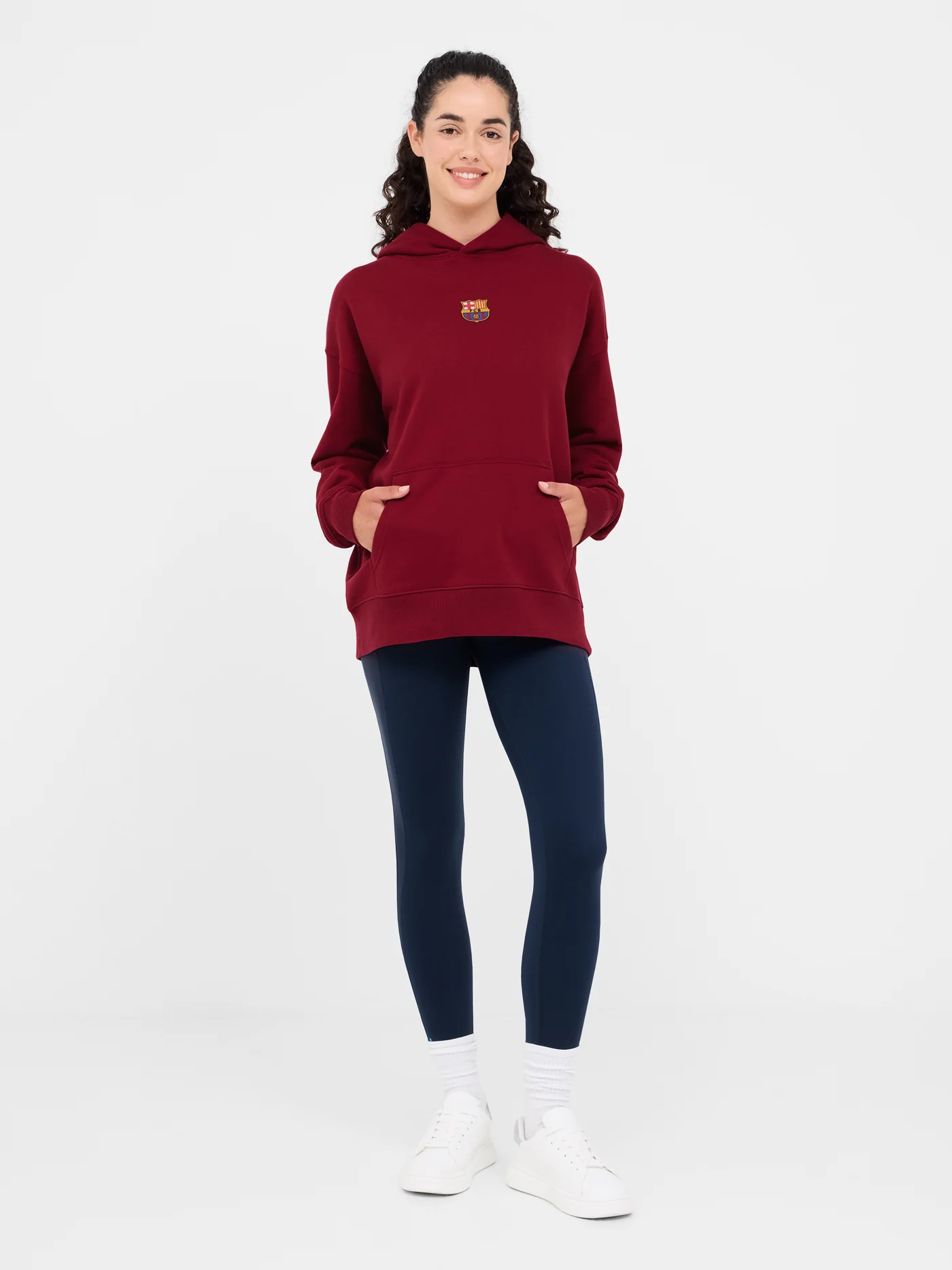Hoodie red Barça - Woman - Image 3