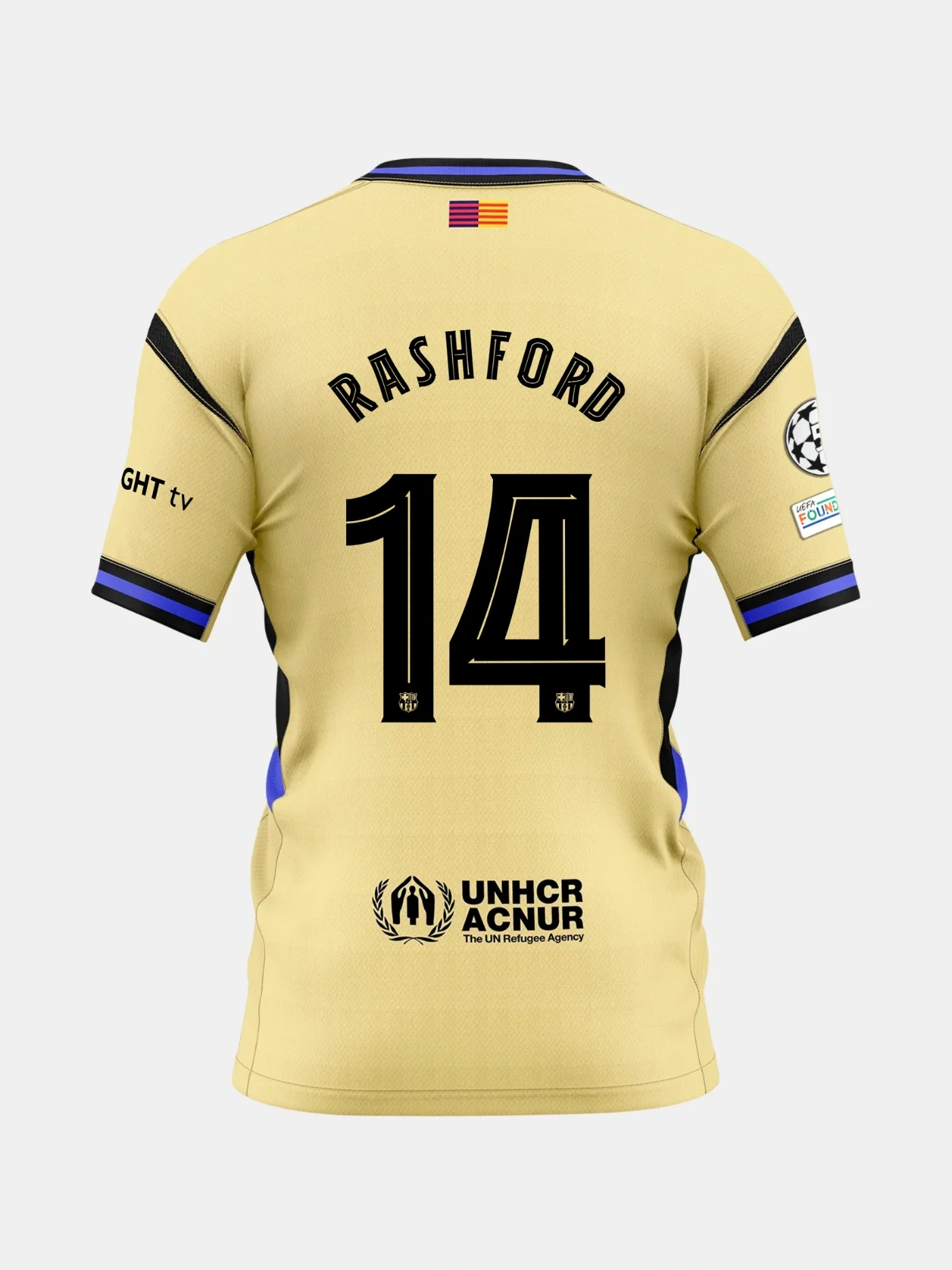 RASHFORD | UCL Junior away jersey 25/26 FC Barcelona x Kobe Bryant - Player's Edition