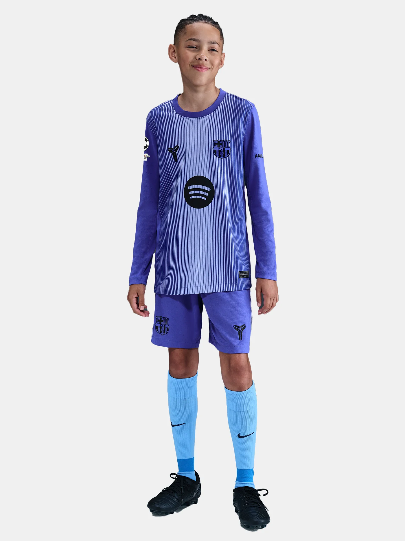 Junior goalkeeper away jersey 25/26 FC Barcelona x Kobe Bryant