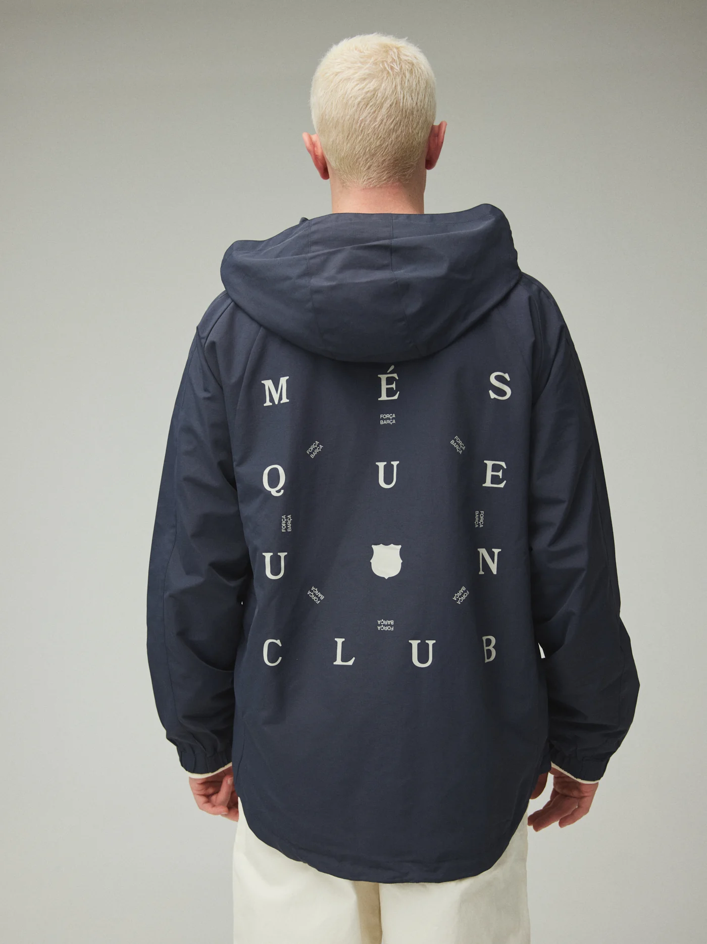 Light Jacket Navy Core Barça - Image 2