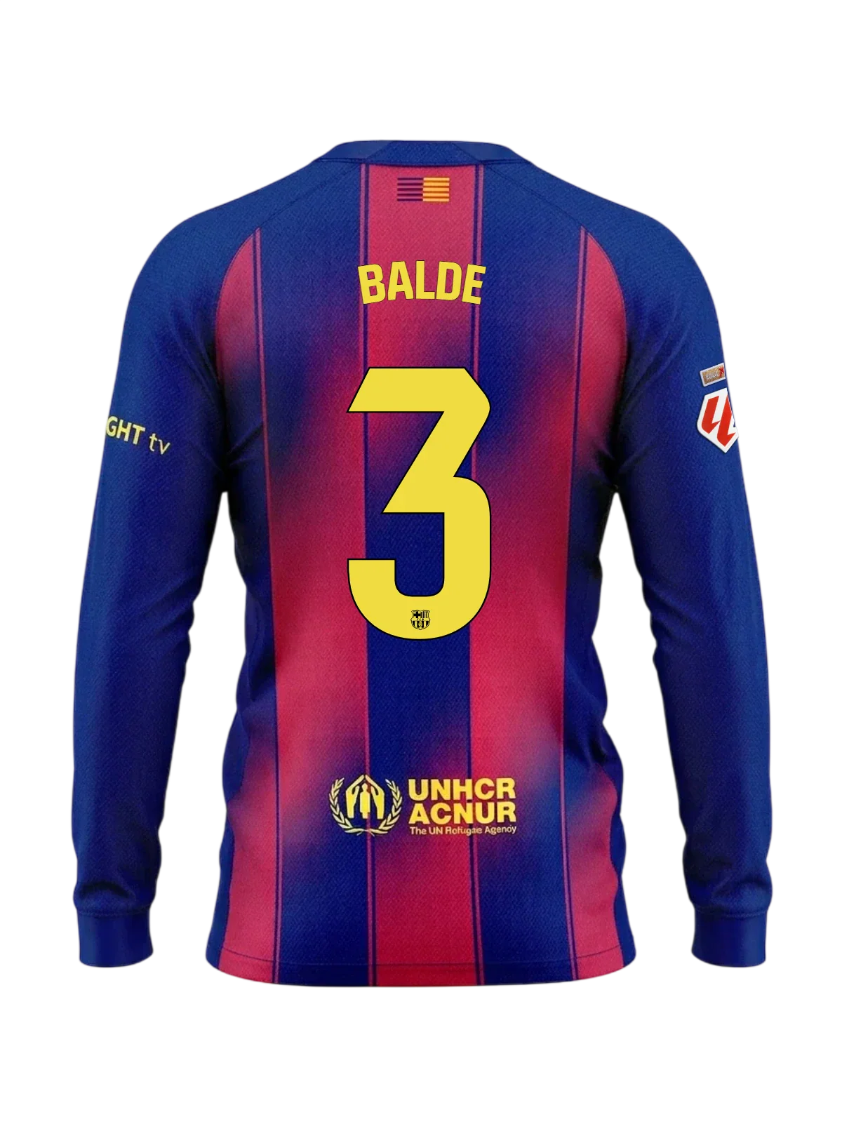 BALDE | La Liga Men's home jersey 25/26 FC Barcelona Long-sleeve Long-sleeve