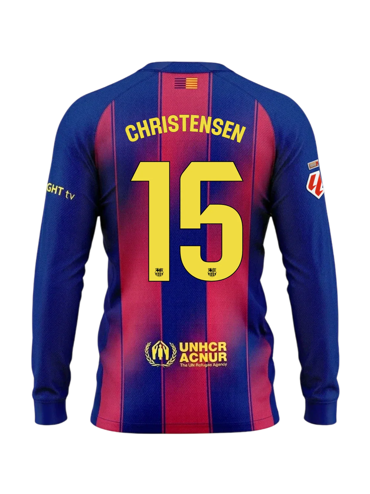 CHRISTENSEN | La Liga Men's home jersey 25/26 FC Barcelona Long-sleeve Long-sleeve