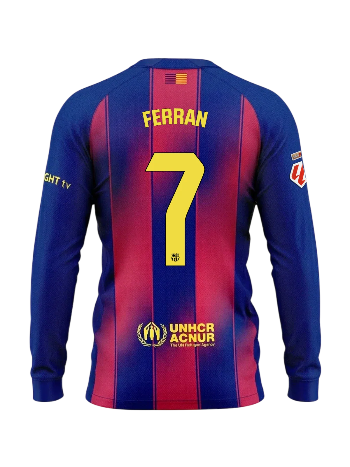 FERRAN | La Liga Men's home jersey 25/26 FC Barcelona Long-sleeve Long-sleeve