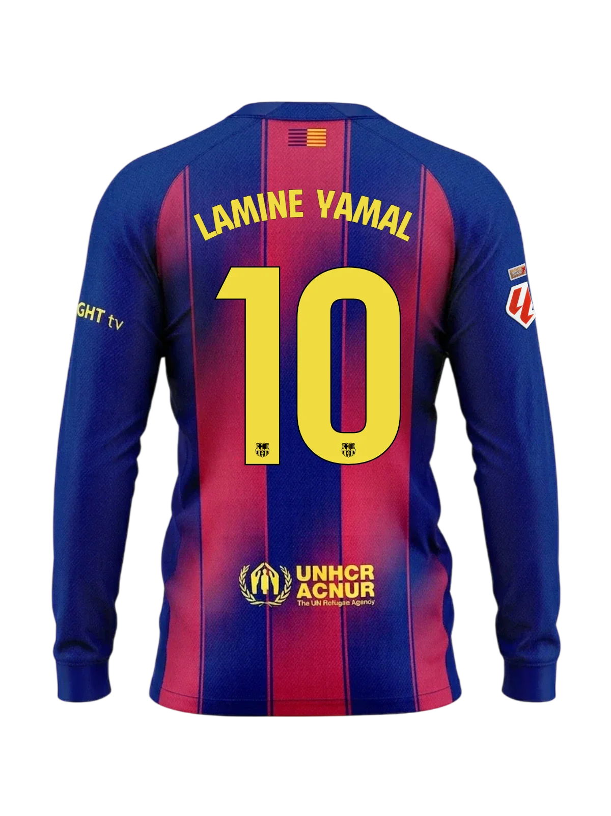LAMINE YAMAL | La Liga Men's home jersey 25/26 FC Barcelona Long-sleeve Long-sleeve