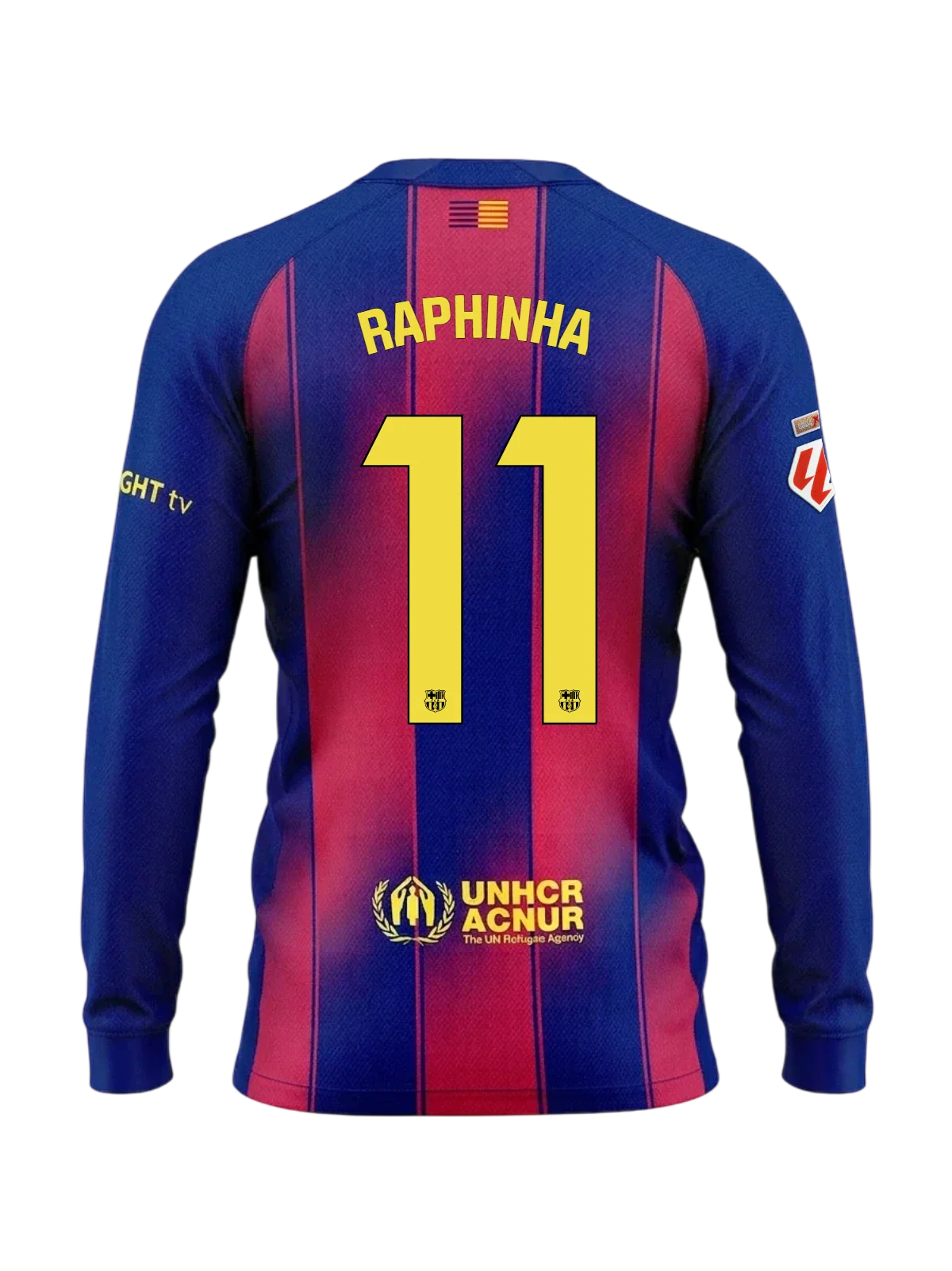RAPHINHA | La Liga Men's home jersey 25/26 FC Barcelona Long-sleeve Long-sleeve