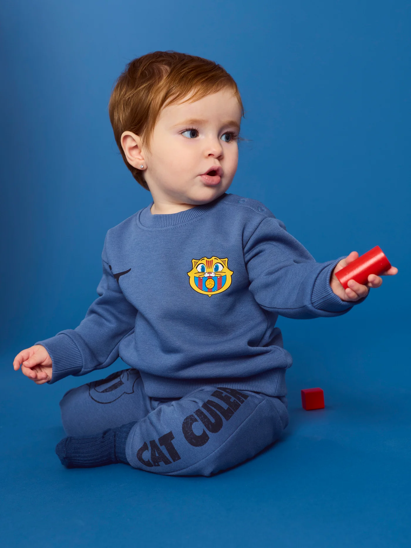 Crew Blue Baby Cat Goal Barça - Image 4