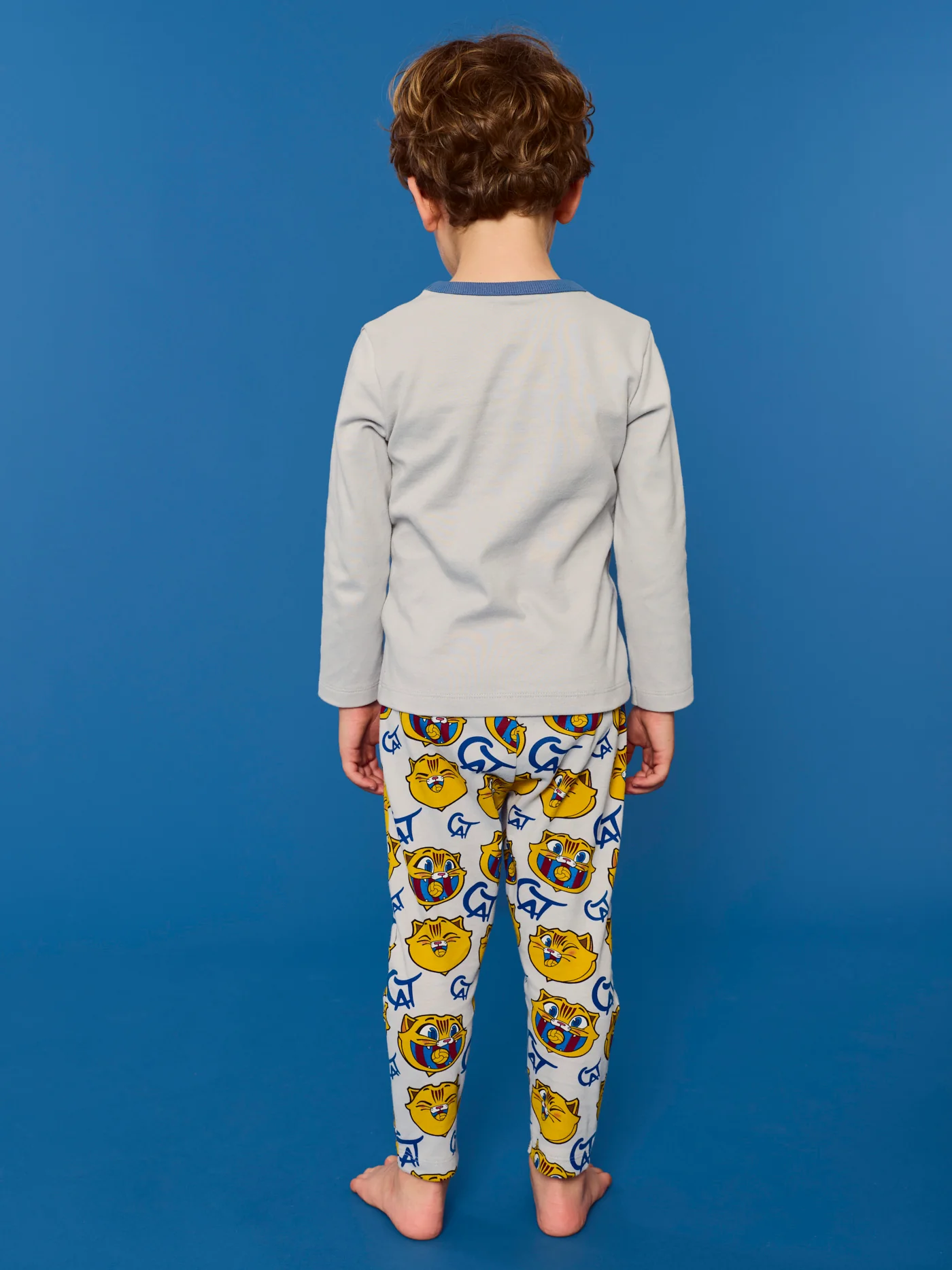 Pijama Grey Little Kids Cat Barça - Image 5