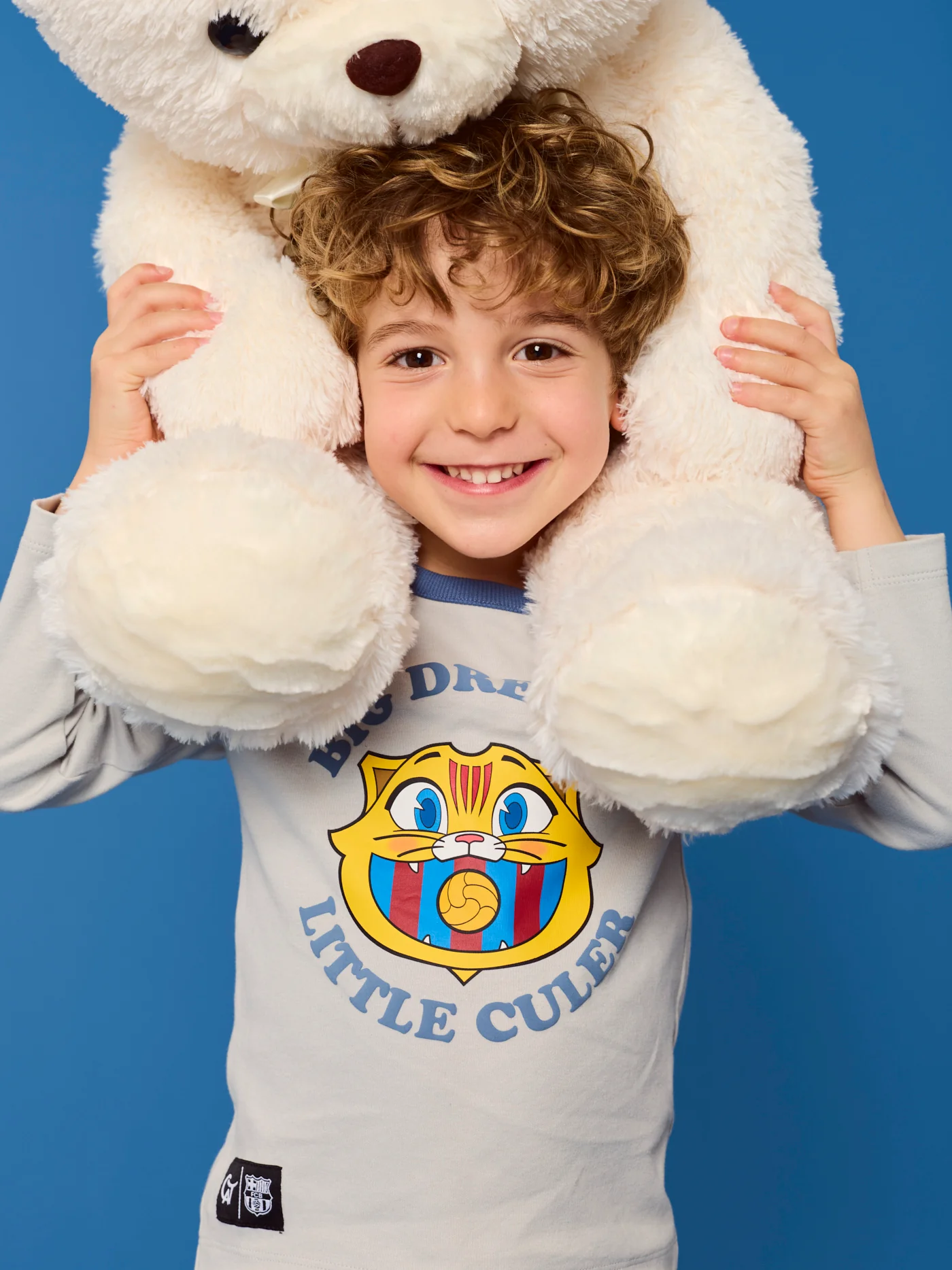 Pijama Grey Little Kids Cat Barça - Image 9