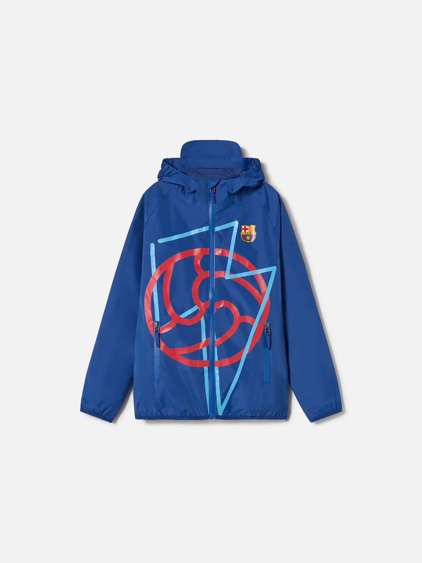Waterproof jacket "Força Barça - Junior"