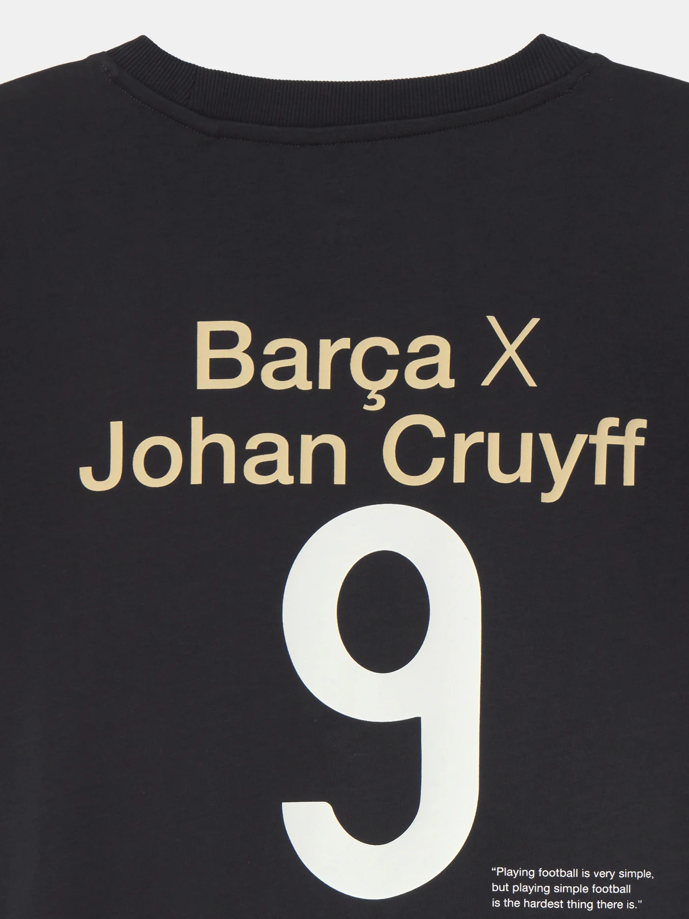 T-shirt 9 Black Cruyff Barça - Image 5
