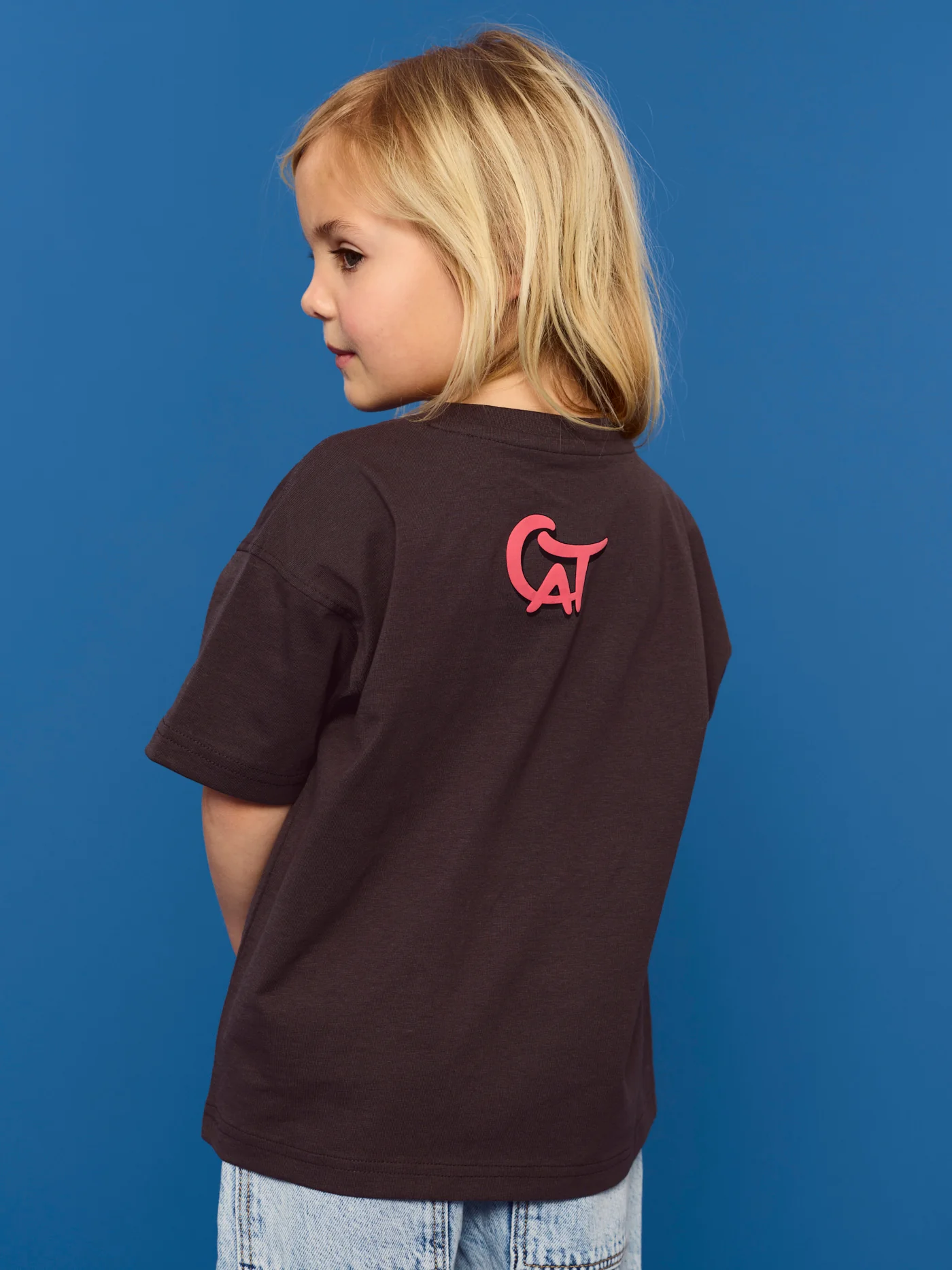 T-shirt Black Little Kids Cat Barça - Image 2