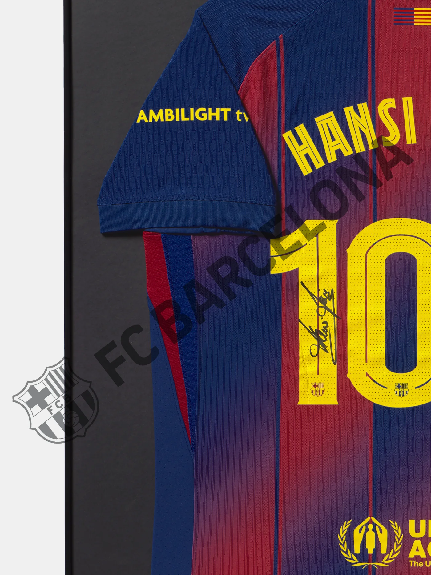 T-Shirt signed and framed Hansi Flick 100 matches - Image 4