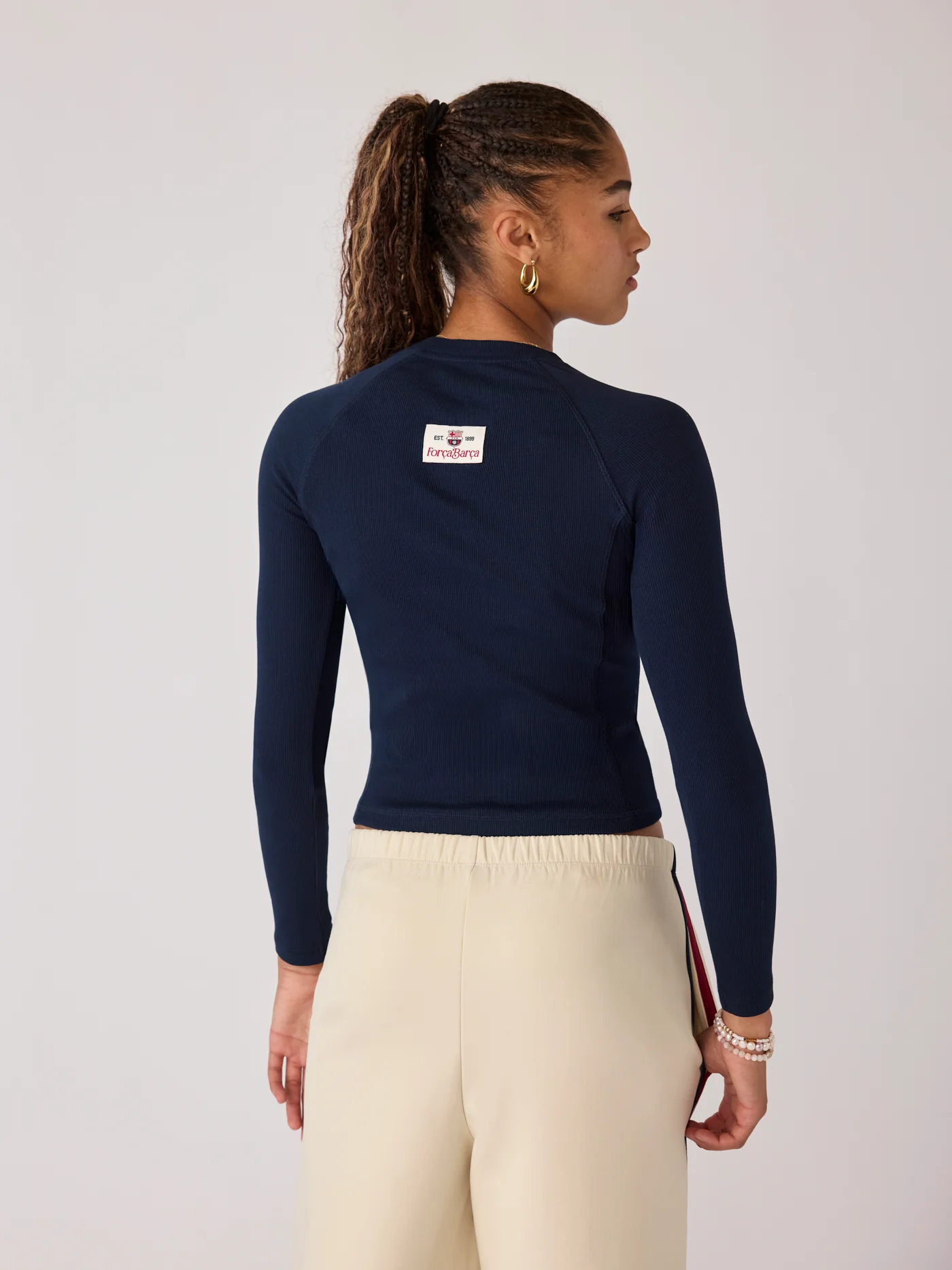 T-shirt Women Navy Core Barça - Image 6