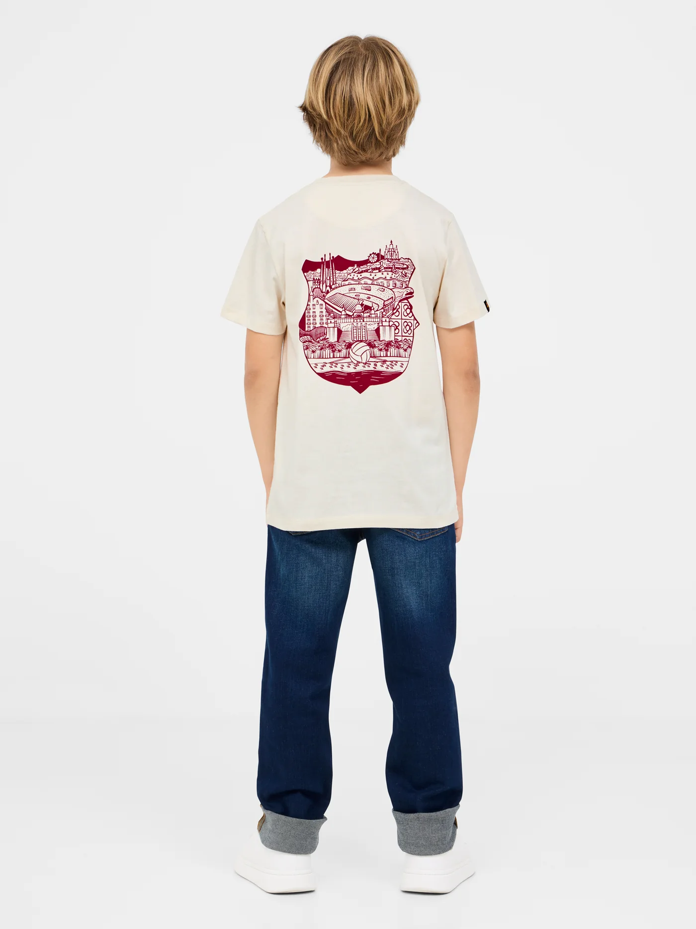 T-shirt beige Barça - Junior - Image 4