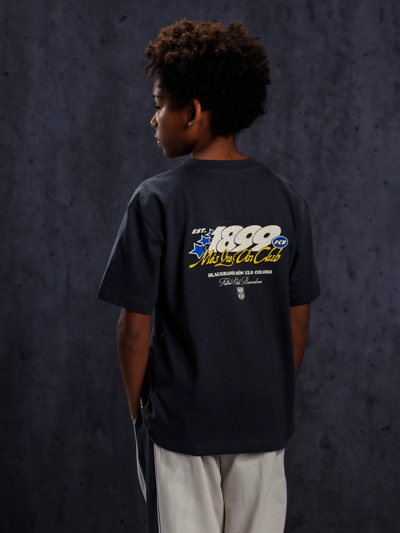 Tee Black Aftermatch Barça
