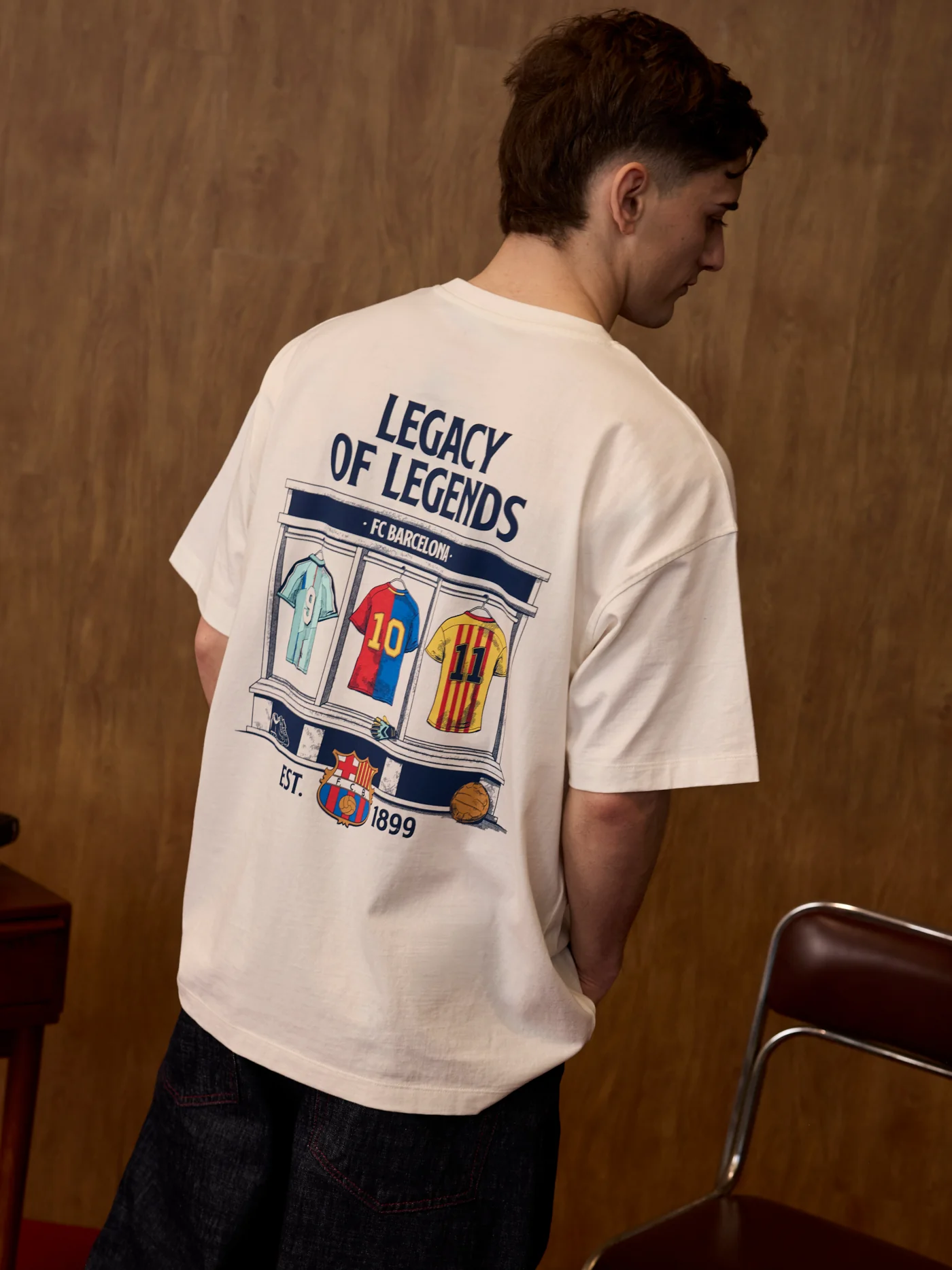 Tee White 1899 Legends Barça - Image 3