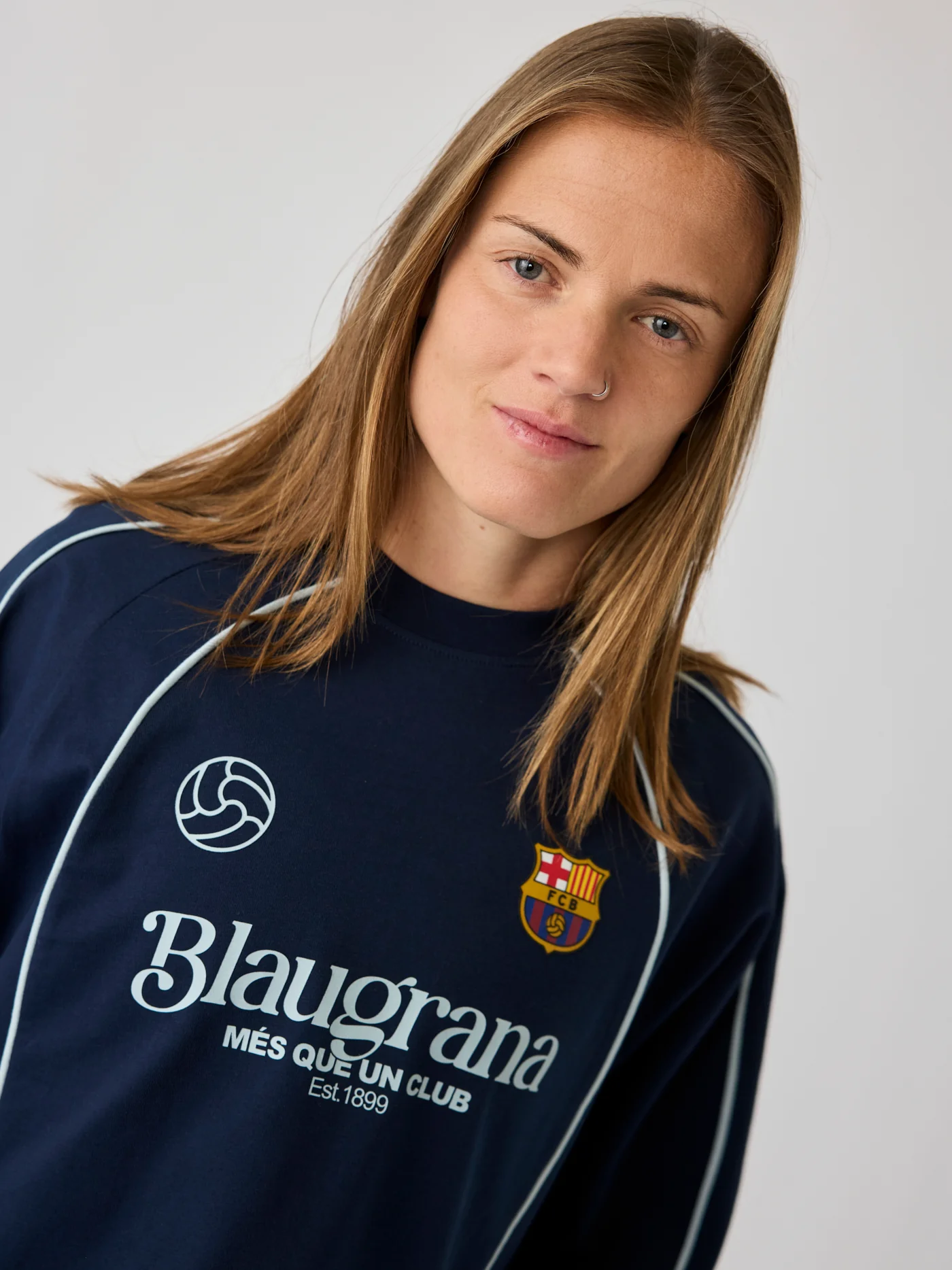 Top Women Navy Core Barça - Image 3
