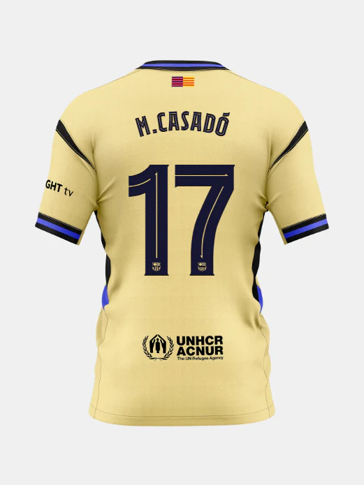 M. CASADÓ | Younger kids away kit 25/26 FC Barcelona x Kobe Bryant