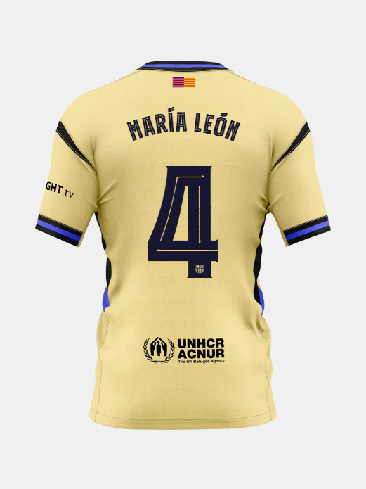 MARÍA LEÓN  | Younger kids away kit 25/26 FC Barcelona x Kobe Bryant