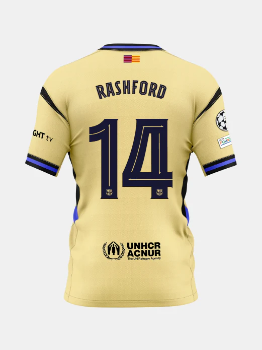 RASHFORD | Younger kids away kit 25/26 FC Barcelona x Kobe Bryant