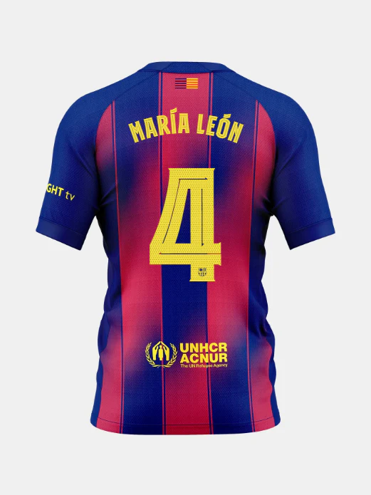 MARÍA LEÓN  | Younger kids home kit 25/26 FC Barcelona