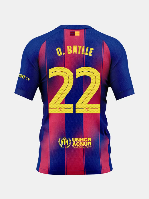 O. BATLLE | Younger kids home kit 25/26 FC Barcelona